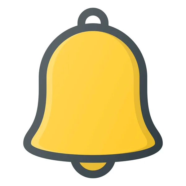 Allert Bell Set Icon Estilo Contorno Relleno — Archivo Imágenes Vectoriales