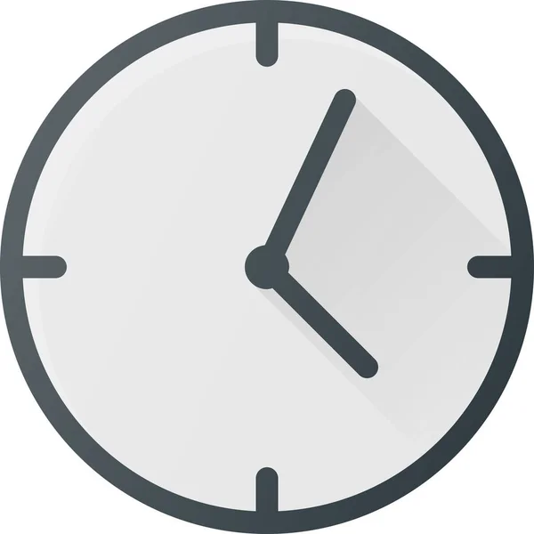 Clock Cronometer Time Icon Filled Outline Style — Stock Vector