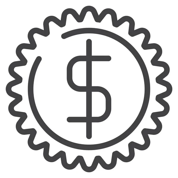 Иконка Цены Доллара — стоковый вектор