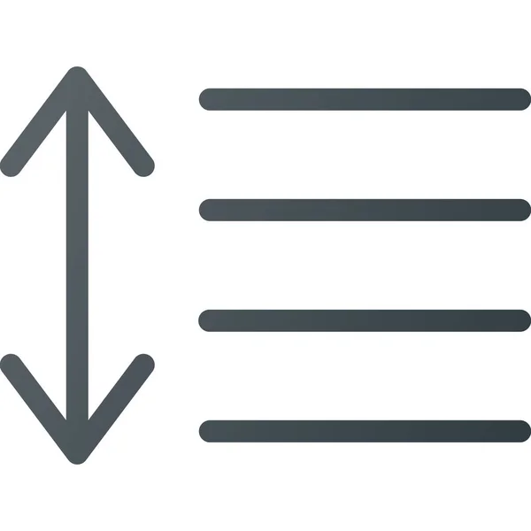 Formato Ícone Espaço Parágrafo Estilo Esboço — Vetor de Stock