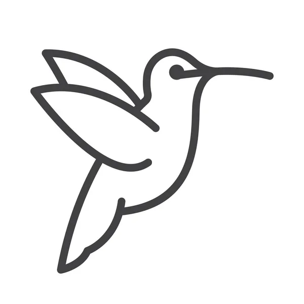 Bird Hummingbird Small Icon Animals Category — Stok Vektör