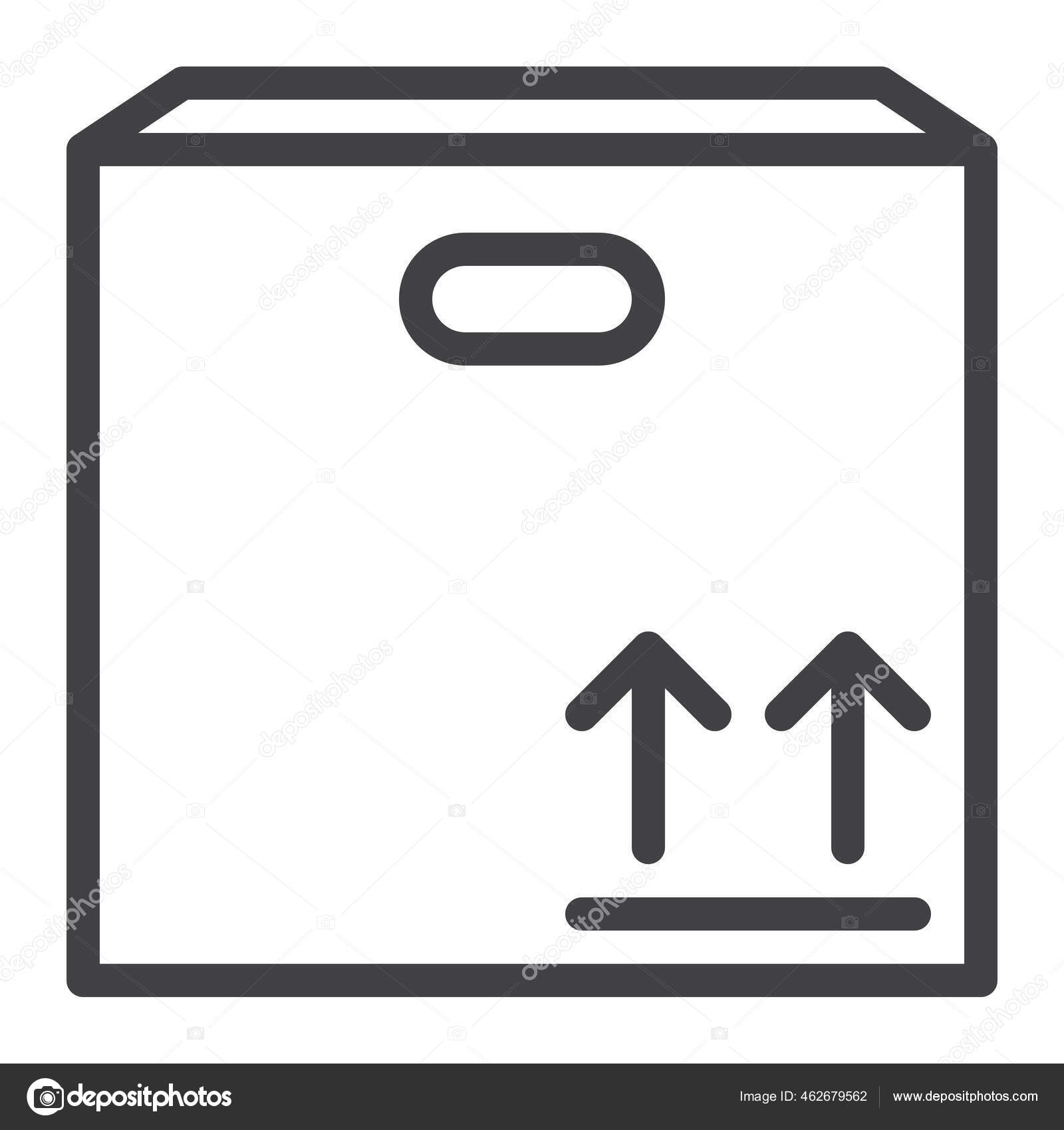 Box Cargo Delivery Icon Shopping Commerce Category Stock Vector by ...