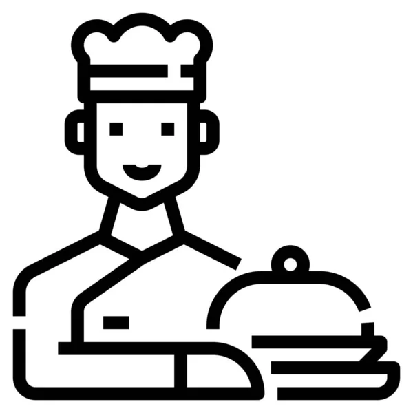 Avatar Career Chef Icon Στην Κατηγορία Avatars — Διανυσματικό Αρχείο