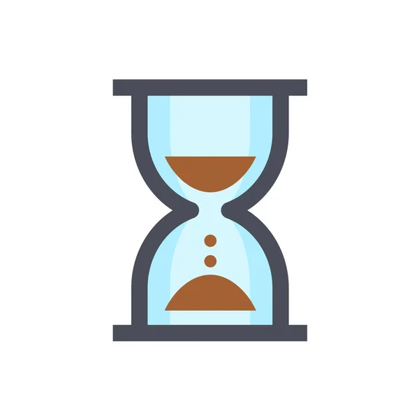 Calendario Reloj Fecha Icono — Vector de stock