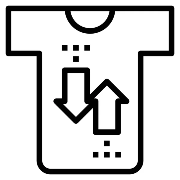 Tauschspiel Symbol Outline Stil Ändern — Stockvektor