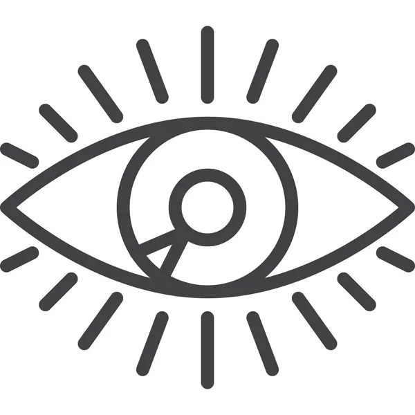 Eye Human Look Icon — Stok Vektör