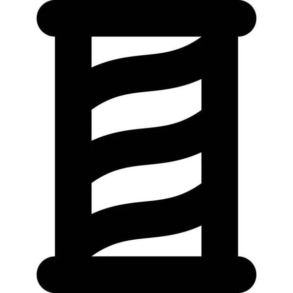 Иконка Парикмахерского Полюса Стиле Outline — стоковый вектор