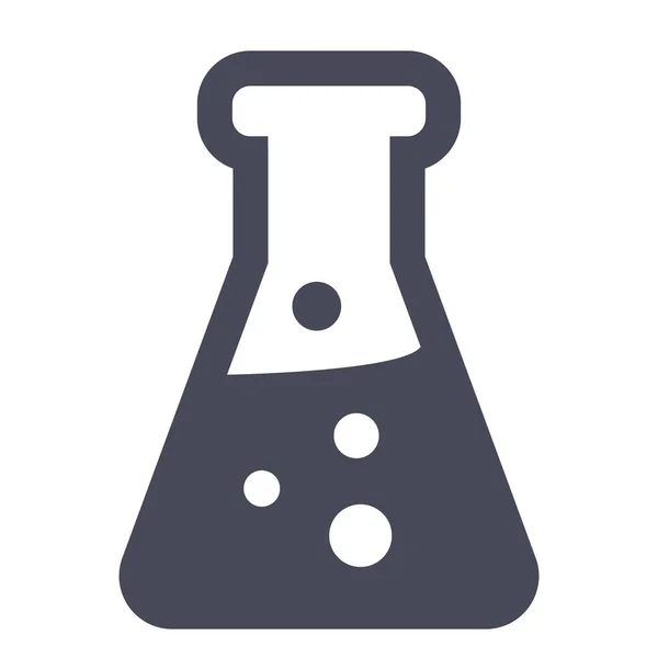 Experimento Laboratorio Icono Laboratorio Estilo Sólido — Vector de stock