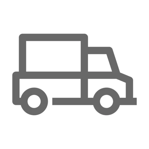 Business Delivery Logistic Symbol Outline Stil — Stockvektor