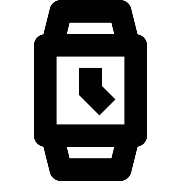 Icono Tiempo Organización Del Reloj Estilo Esquema — Vector de stock