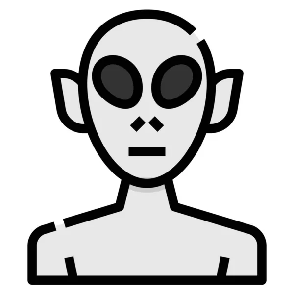 Icono Carácter Avatar Extranjero — Vector de stock