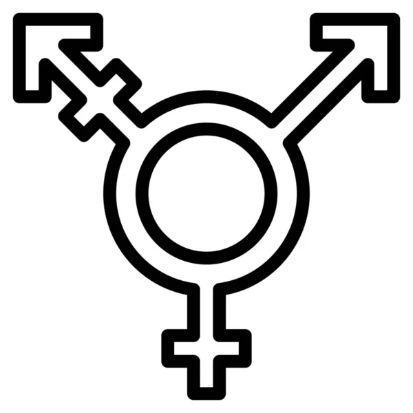 Ftm Gay Homosexual Icono Educación Escuela Aprendizaje Categoría — Vector de stock