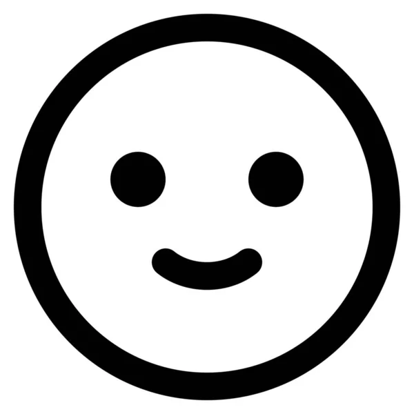 Ícone Feedback Face Emoticon Estilo Esboço — Vetor de Stock