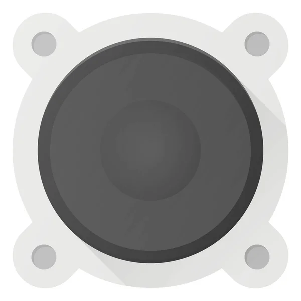 Icono Sonido Música Audio Estilo Plano — Archivo Imágenes Vectoriales