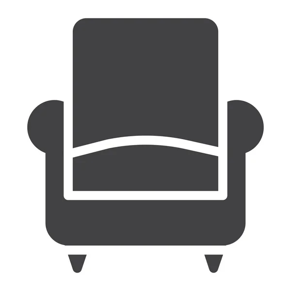 Koltuk Sandalyesi Ikonu — Stok Vektör