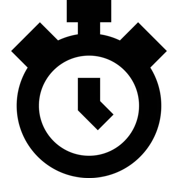 Icono Tiempo Cronómetro Rápido Estilo Esquema — Vector de stock