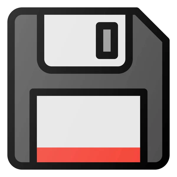 Floppy Simpan Ikon - Stok Vektor