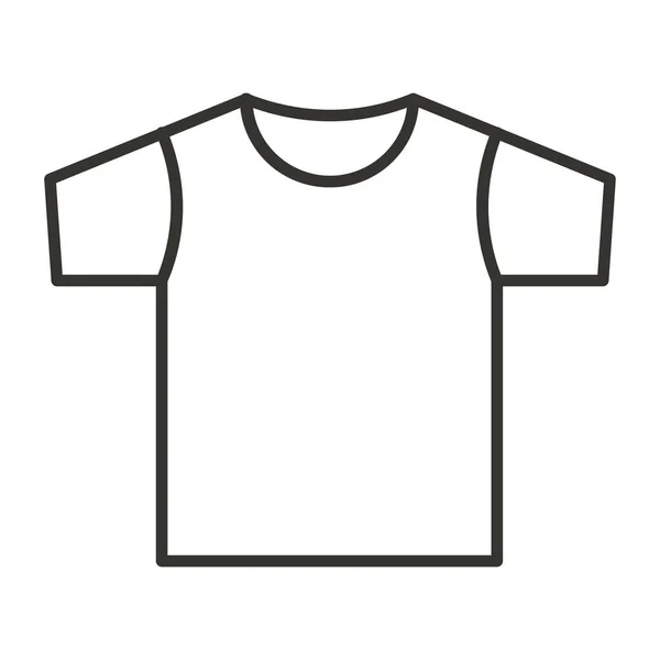 Ropa Ropa Icono Moda Estilo Del Esquema — Vector de stock