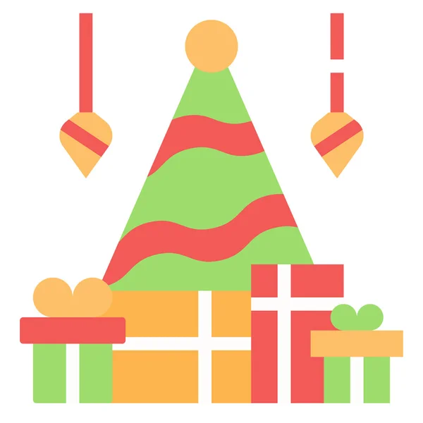 Christmas Ornament Decoration Icon — Stock Vector