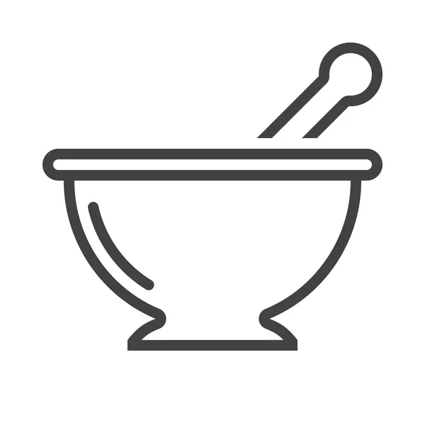 Иконка Минометов Категории Продукты Питания Напитки — стоковый вектор