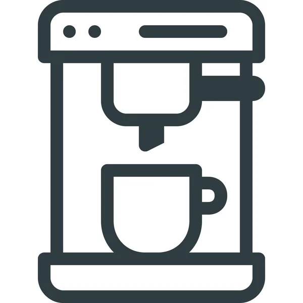 Coffee Drink Drinks Icon Outline Style — Stock Vector