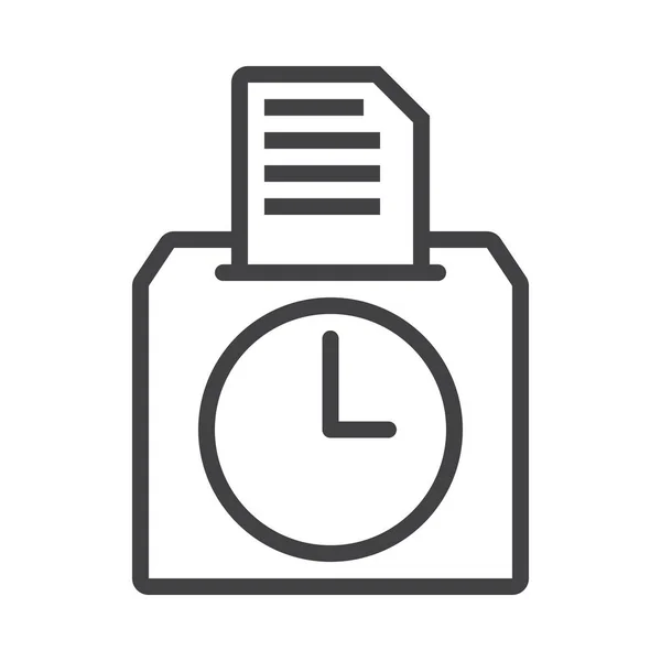 Tarjeta Verificación Icono Del Reloj Categoría Mixta — Archivo Imágenes Vectoriales