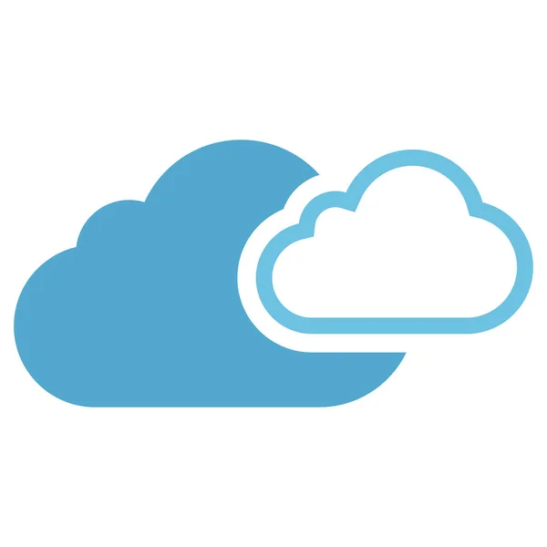 Ikona Wyszukiwania Chmurze Stylu Solid — Wektor stockowy