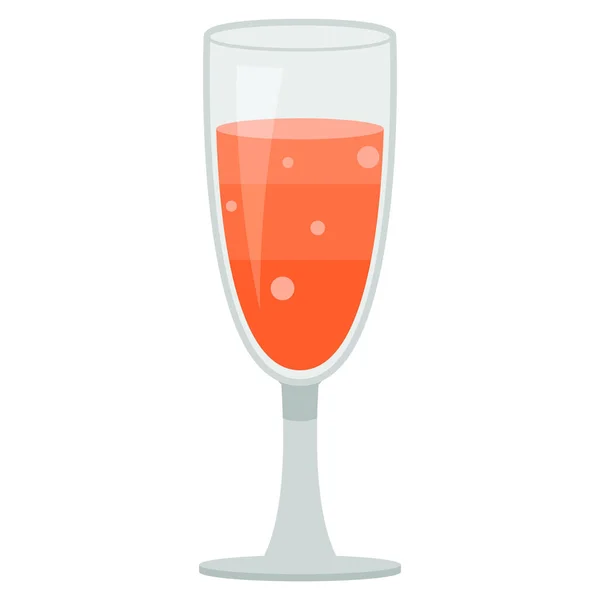 Ікона Алкогольних Напоїв Плоскому Стилі — стоковий вектор