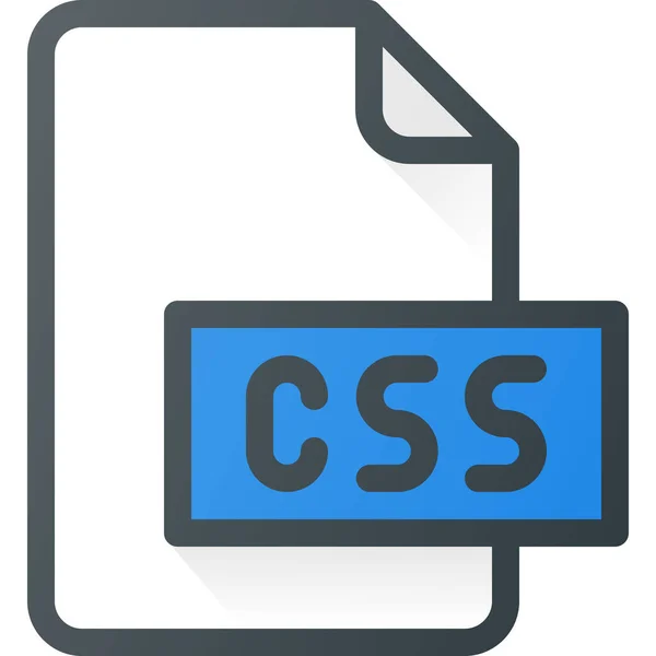 Піктограма Розширення Css Стилі Контур — стоковий вектор