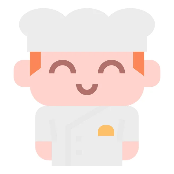 Иконка Пользователя Chef Man — стоковый вектор