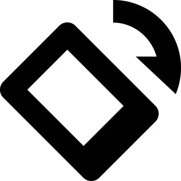 Auto Handy Symbol Outline Stil — Stockvektor