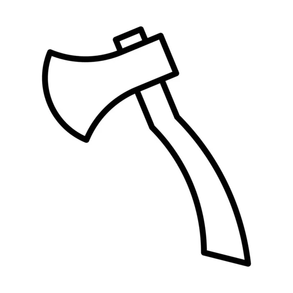 概要スタイルの斧斧の斧の斧のアイコン — ストックベクタ