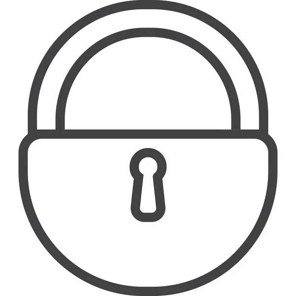 Arrest Lock Padlock Icon — Stok Vektör