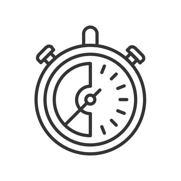 Ρολόι Αθλητικών Stopwatch Εικονίδιο Στυλ Περίγραμμα — Διανυσματικό Αρχείο