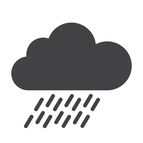 云预测阵雨图标 — 图库矢量图片