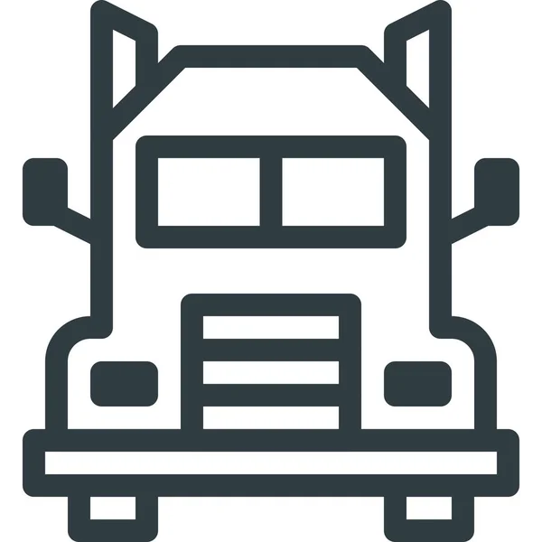 Tir Transport Transportation Icon Outline Style — Stok Vektör