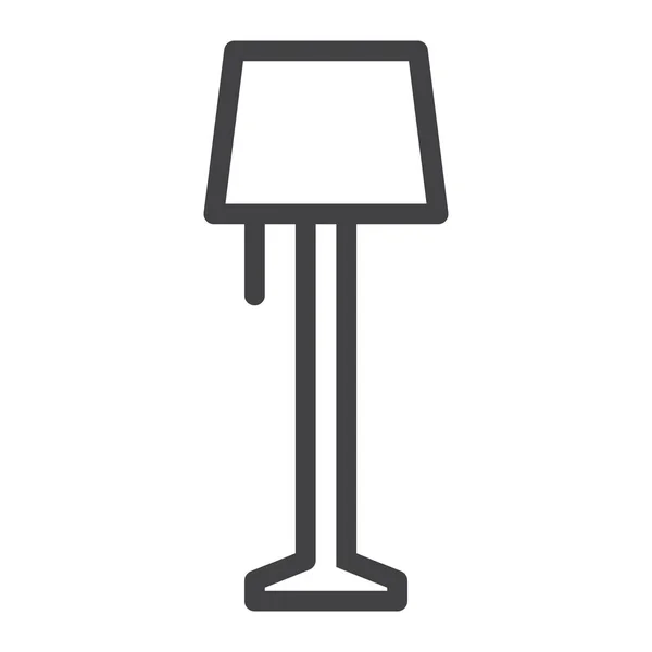 Floor Lamp Light Icon — Stockvector