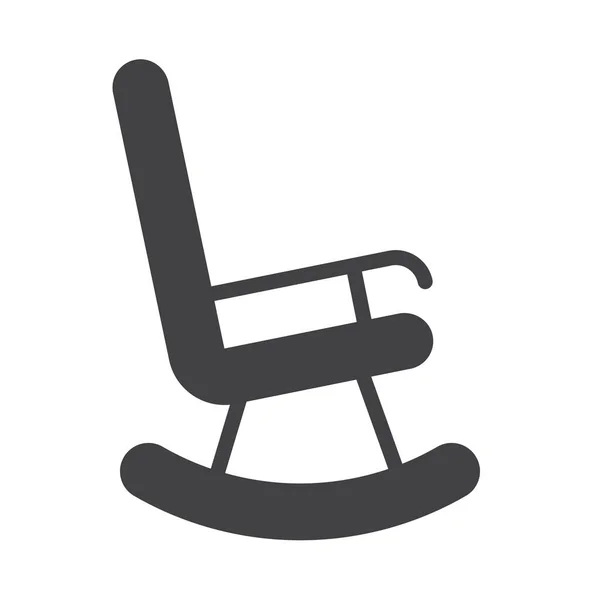 Cadeira Poltrona Ícone Móveis Categoria Edifícios —  Vetores de Stock