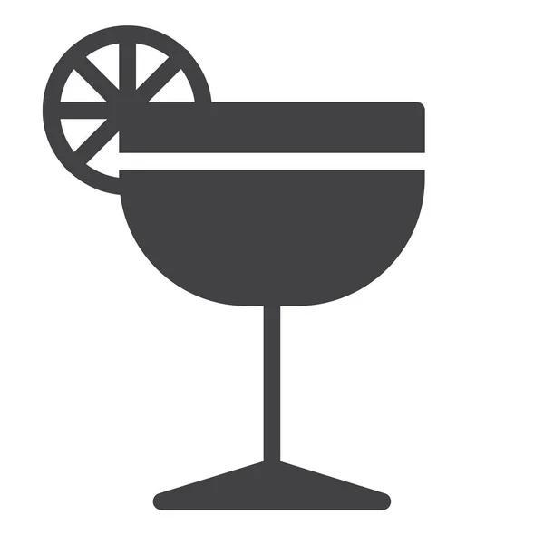 Lime Cocktail Margarita Icon — Stock vektor