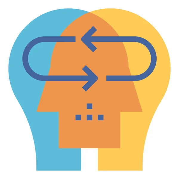 Brainstorm Collaboration Communication Icon Business Management Category — стоковый вектор