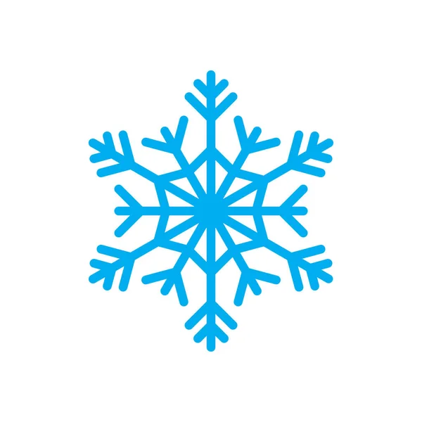 Κρύο Χιόνι Νιφάδα Εικονίδιο Γεμισμένο Περίγραμμα Στυλ — Διανυσματικό Αρχείο