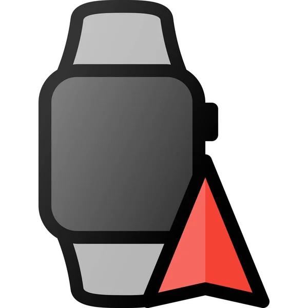 Smartwatch Navigation Smart Symbol — Stockvektor