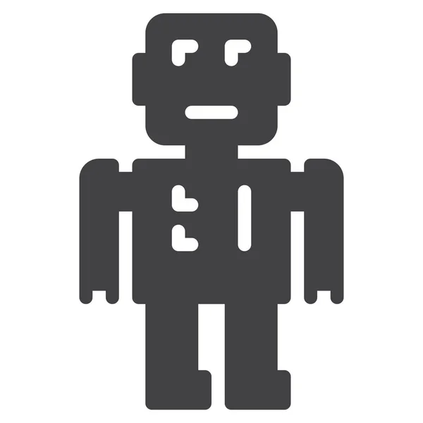 Android Droid Humanoid Icon — Stok Vektör