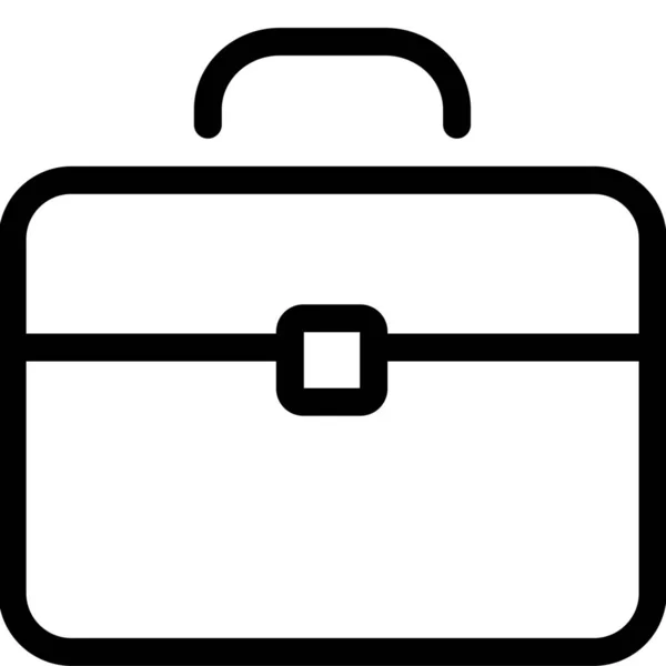 Üzleti Bőrönd Üzlet Ikon Körvonalazott Stílusban — Stock Vector