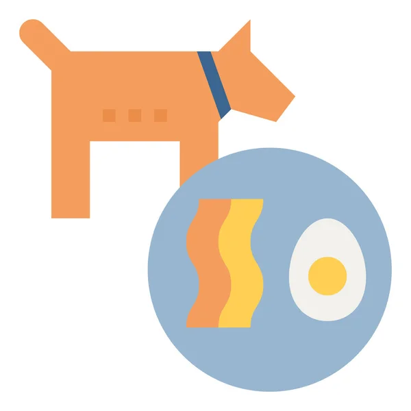 Ікона Собак Стилі Flat — стоковий вектор