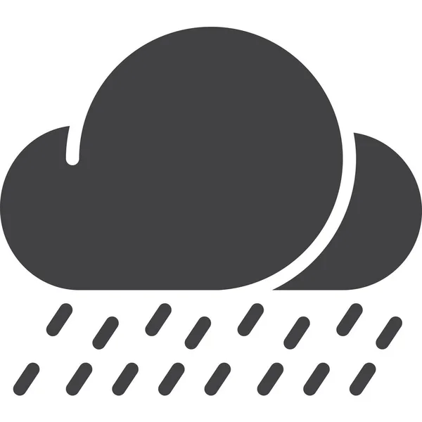 Forecast Heavy Rain Icon — Image vectorielle