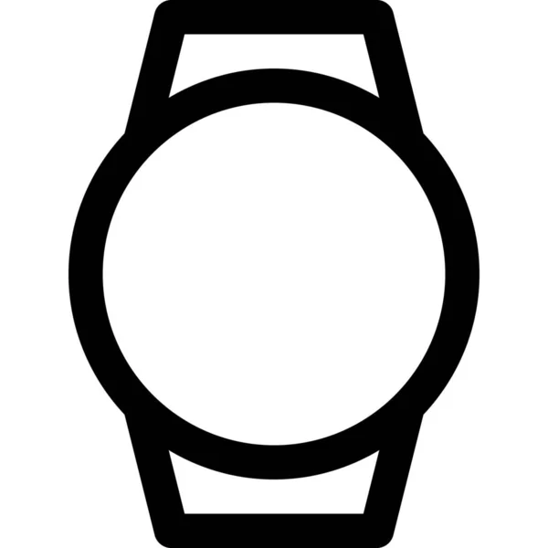 App Anwendungen Smartwatch Symbol Outline Stil — Stockvektor