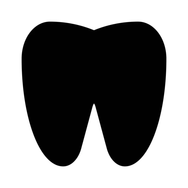 Dentista Dental Estomatología Icono Estilo Sólido — Vector de stock