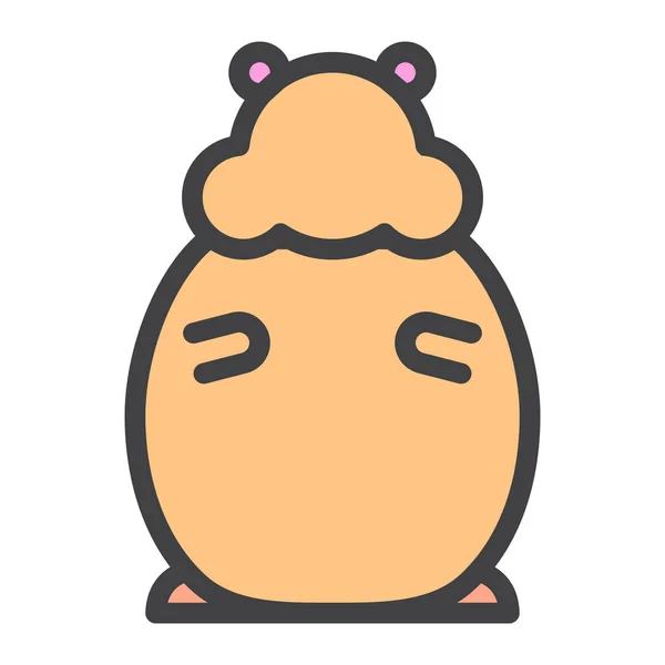 Hamster Pet Rodent Icon — Stock vektor