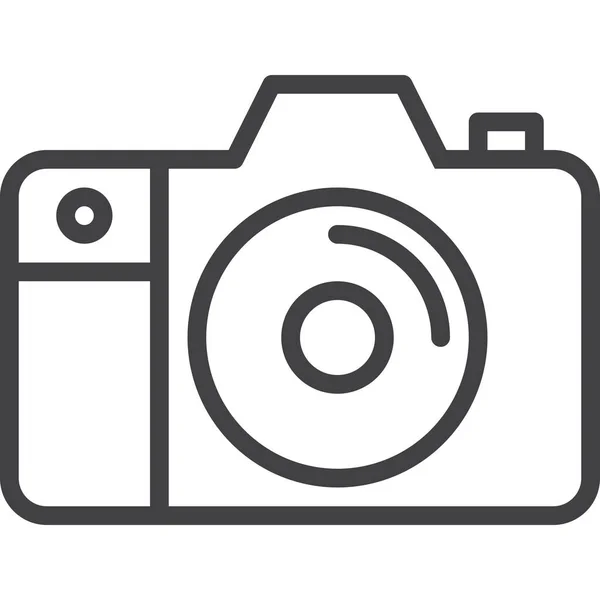 相机装置图片图标 轮廓样式 — 图库矢量图片